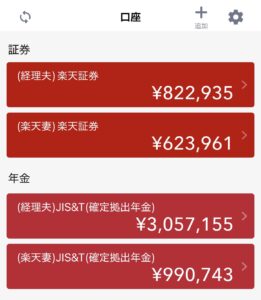 2026年2月17日の投資資産状況