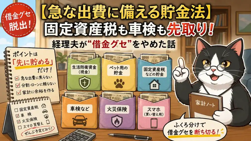 急な出費 貯金